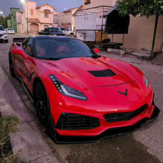 Carlos's Chevrolet Corvette: A Bold Transformation with the Vicrez VZR1 Style Front Bumper